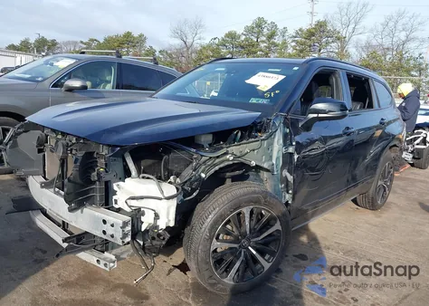 2021 Toyota Highlander Xse из США, поврежденный, VIN 5TDLZRBH3MS154361